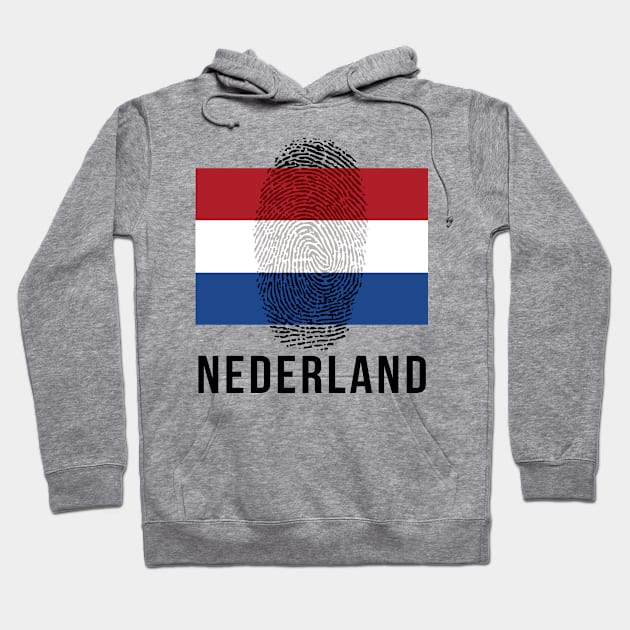 Netherlands Flag DNA Hoodie by Rocky Ro Designs